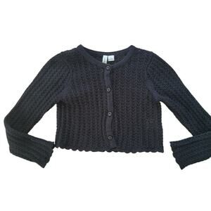 Janie And Jack Black Cardigan